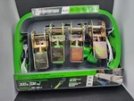 Brand New Smartstraps 10FT 300LBS Capacity Green Ratchet Tie Downs Pack 4PIECE. Price: $14.47.