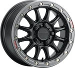 Raceline Wheels - Alpha Front/rear Black/with Gun Metal Ring 15X10. Price: $383.68.