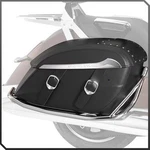 Genuine Victory Motorcycle Oem Soft Saddlebags Chrome Rail Bar Guard, 2878329 Used. Price: $128.49.
