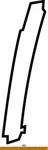 75933-35010 Toyota Tape, Black Out, Outer Front Rh 7593335010, New Genuine Oem. Price: $27.72.