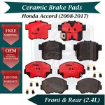 Brembo Oem Front & Rear Ceramic Brake Pads Kit For 2008-2017 Honda Accord New. Price: $134.97.
