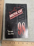 Arctic Cat Snowmobile Operator's Manual, 1998 Zr 440 Pro Used. Price: $13.00.