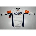 Fly Racing Youth Kinetic Khaos Jersey White/navy/orange Size 376-425YM Nwt #105A New. Price: $30.00.