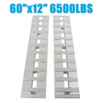 Labwork 60"X12" 6500 Lbs Aluminum Car Truck Ramps Trailer Hauler Hook Ends New. Price: $184.65.