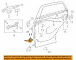 68630-48051 Toyota Check Assy, Rear Door, Rh 6863048051, New Genuine Oem Part. Price: $77.82.