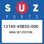 12140-40B30-000 Suzuki Ring Set,piston 1214040B30000, New Genuine Oem Part. Price: $145.33.