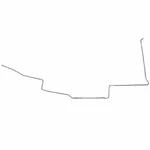 Fuel Line Kit Fits Dodge Challenger 1970-1974 Supply 3/8" Steel EGL7004OM New. Price: $61.44.