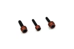 Santoro Fabworx SF10022B Chacho's Bolt Kit Red M8 For Harley Davidson - Fits New. Price: $588.41.