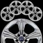 4 New 2013-16 Ford Escape 17" Chrome Wheel Skins Hub Caps Full Alloy Rim Covers. Price: $79.99.