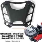 Top Case Rack For Can-am Spyder F3 / Rt 2017-2025 Replaces 219400743 Black Shelf New. Price: $202.39.