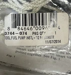 0744-074 Arctic Cat Fuel Pump Install Tool New Oem. Price: $49.89.