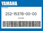 Yamaha Genuine Holder 2S2-15378-00-00 New. Price: $10.67.