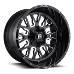 (4) 22X12 Fuel Gloss Black & Mill Stroke Wheels 6X135 6X139.7 For Toyota Jeep New. Price: $2332.00.