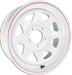 Allied 8 Spoke Steel Trailer Wheel 12"X4" On 4.5 New. Price: $92.67.