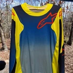 Alpinestars Racer Hoen Jersey Flo Yellow Motorcycle Off-road Atv Bmx Large Pre-owned. Price: $25.00.