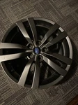 Subaru Wrx Sti 2008-2014 18" Oem Rim Factory Alloy 18X8 1/2 With Center Cap Used. Price: $107.00.