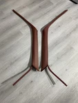 88-94 Chevy Gmc Obs Truck Suv C/k Pillar Trim Moldings Red Burgundy Pair Used. Price: $159.00.