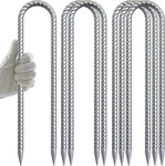 Aagut Trampoline Stakes 12 Inch 6 Pack, 3/8 Tie Down Anchor Kit New. Price: $39.89.