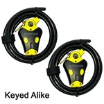 (seconds $15 Off) Master Lock-two 6 Ft Python Cable Locks Keyed Alike, 8413KACBL New. Price: $43.20.