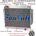 3 Rows Radiator For 1971-1979 75 76 Dodge D100 D150 D200 W100 W200 V8 5.2L/5.9L New. Price: $159.00.