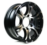 Taskmaster AX02560655BMFL Aluminum - 15X6 6X5.5 Black Machine New. Price: $138.70.