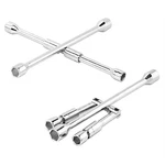 Wilmar Corp. Performance Tool 4-WAY Sae/metric Collapsible Lug Wrench New. Price: $27.96.
