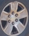 2014 Silverado 1500 Oe Wheel Classic Style Mirrors Mount Window Corner 17X8 Used. Price: $151.58.