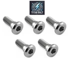 5 Titanium Rear Disc Brake Rotor Bolts Screws Yamaha Yzf R1 R6 2003-2021 M8X20 New. Price: $29.96.