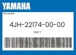 Yamaha Genuine End 4JH-22174-00-00 New. Price: $46.10.