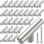 50 Pack 2 Brushed Nickel Cabinet Knobs Sliver Pulls Stainless Stee... New. Price: $38.43.