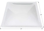 Icon 01863 SL3030W Rv Skylight 30" X - Translucent White New. Price: $213.77.