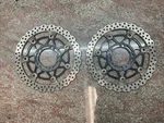 04-16 Kawasaki ZX-6R Z1000 Z750 Front Brake Rotors Pair Discs Oem 41080-0077-5C Used. Price: $144.99.