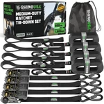Rhino Usa Ratchet Straps Tie Downs (4-PACK) Inch X 15 Feet (1,8... Fast Ship New. Price: $55.99.