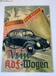 1938 Kdf Wagen Brochure Vw Beetle Split Original Used. Price: $1650.00.