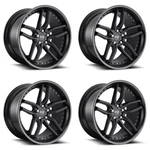 Set Niche M194 Methos 20X10.5 5X112 Black Wheels 20" 40MM New. Price: $984.00.