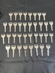 Ilco HD90, HD91, HD92, HD103 Assorted Key Blanks For Honda Models - Lot Of 34 New. Price: $30.00.