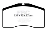 Ebc Brakes DP3997C Redstuff Ceramic Low Dust Pads Fits 93-97 911 928 New. Price: $235.99.