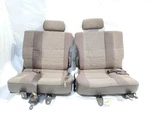 1991 Toyota Landcruiser Oem FJ80 Second Rear Row Full Seat Set With Belts Used. Price: $650.00.
