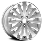 Ford Fusion 10-12 W-spoke Silver 17X7.5 Alloy Factory Wheel Remanufactured Used. Price: $287.15.