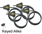 Master (4) Trail Camera Python Adjustable Cable Locks #8419KA-4 New. Price: $86.10.