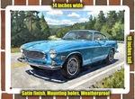 Metal Sign - 1970 Volvo 1800E Watercolor 14X10 New. Price: $29.95.
