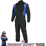 K1 Racegear Precision Ii Youth Suit Black/blue Sfi 3.2A/5 New. Price: $399.00.