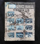 1989-93 Yamaha YFM350FW & 4X4 Atv All Terrain Vehicle Repair Manual Good Used. Price: $44.42.