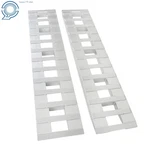 New 72"X14" Aluminum Ramps Pair 6FT 6500LBS Car Trailer Truck Hook End. Price: $211.69.