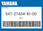 Yamaha Genuine Bolt 5XT-27434-10-00 New. Price: $12.77.