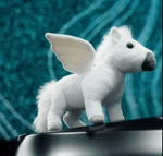 Original Bmw Pegasus Plush Toy Cuddly White - 80455A7E4B6 New. Price: $42.00.