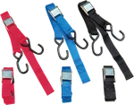 Parts Unlimited Heavy-duty Cam Buckle Tie-downs 1-1/2" X 6' Black TD0030 New. Price: $33.59.