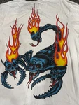 Allsaints Stinger Crew Tee Scorpion Graphic T-shirt White Streetwear Size Medium Pre-owned. Price: $19.99.
