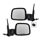 Door Mirror Set-power Textured Black Piece Fits 2002 Jeep Liberty New. Price: $78.95.