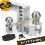 Safe WS4-2 4" Drop Hitch With Tongue Weight Scale, 2" Shaft Size, 5" Rise New. Price: $309.00.